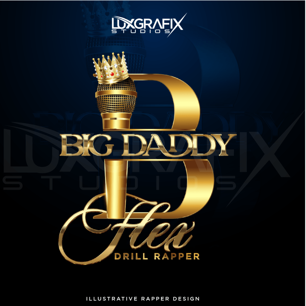 B initial Logo - LuxGrafix Studios