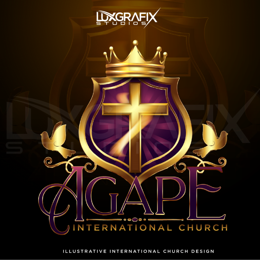 Church Shield Logo Design - LuxGrafix Studios