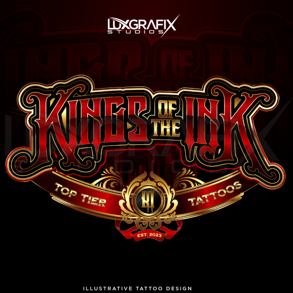 Tattoo Logo Design - LuxGrafix Studios