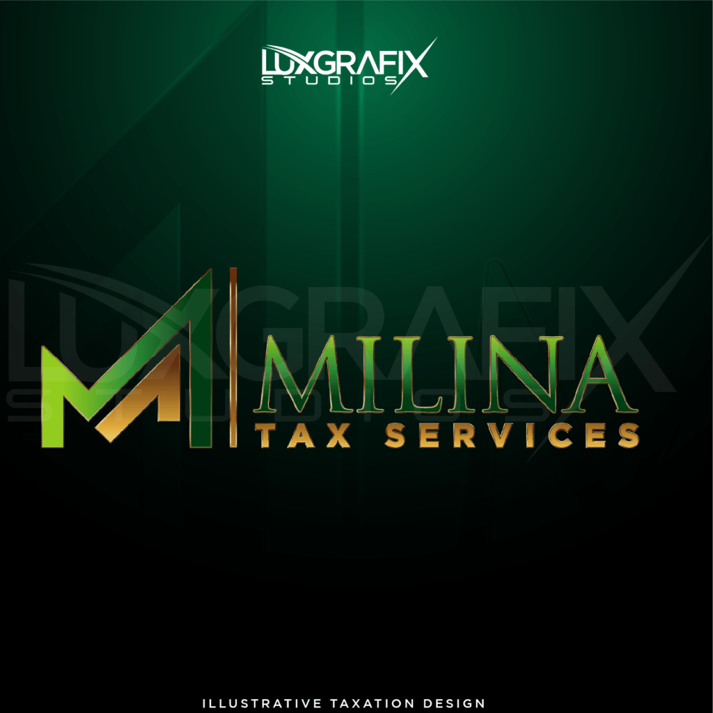 Tax / Accounting Logo - LuxGrafix Studios